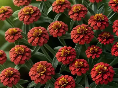 Zinnia Tenuifolia (Red Spider Zinnia)