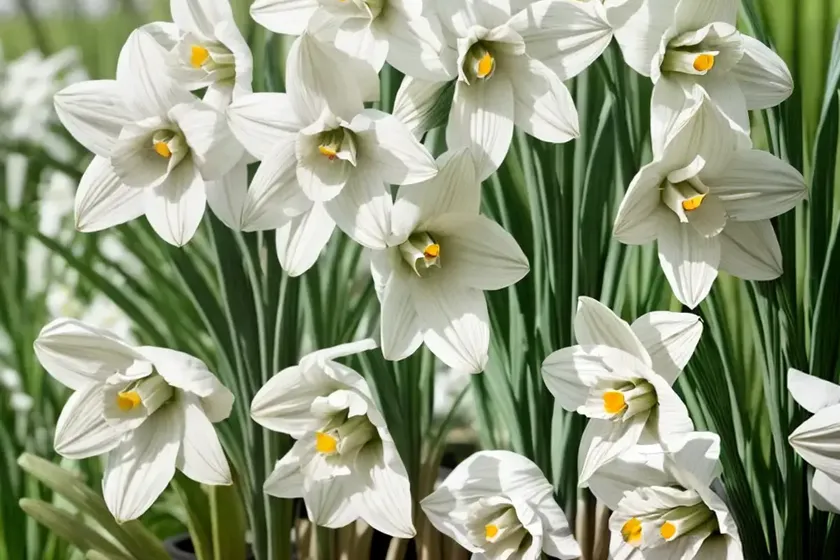 Ziva paperwhite (narcissus papyraceus ‘ziva’) — photo 3