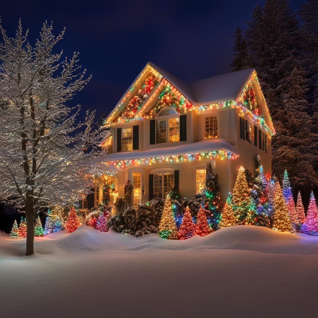 3D Christmas lights