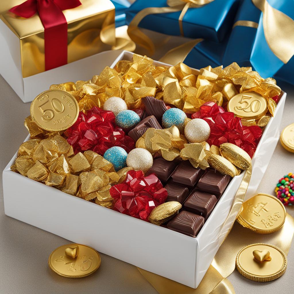 50th birthday candy gift box 50th birthday candy gift box