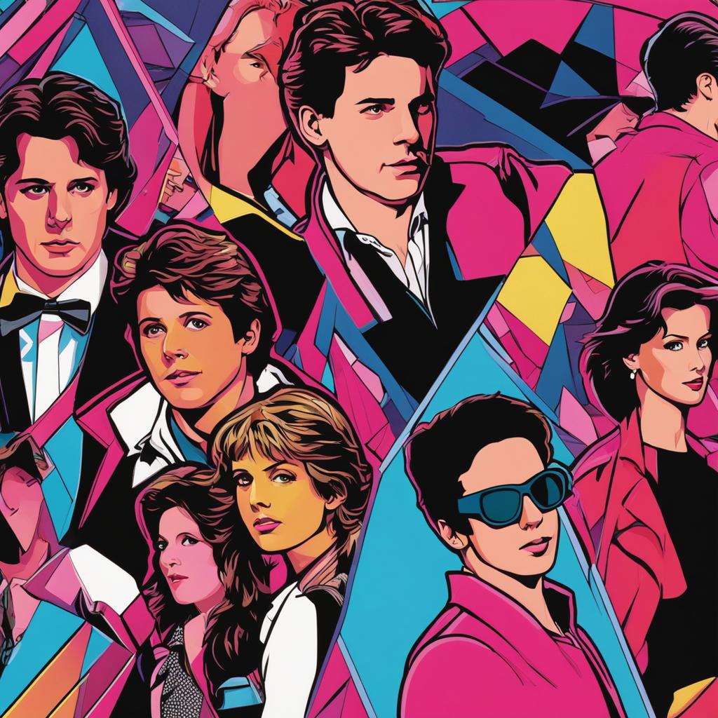 80s Movie Character Cutouts 80s Movie Character Cutouts