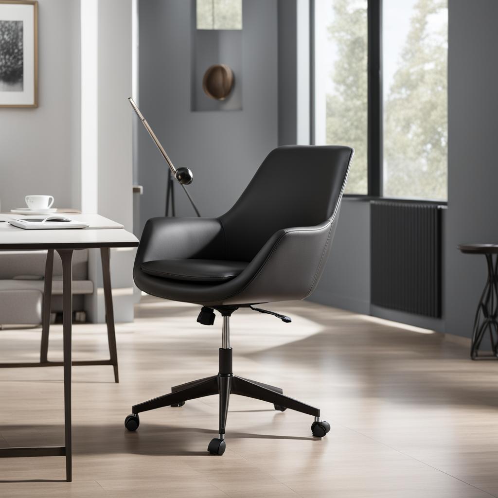 Aleigha Mid-Century Modern Swivel Office Chair Aleigha Mid-Century Modern Swivel Office Chair