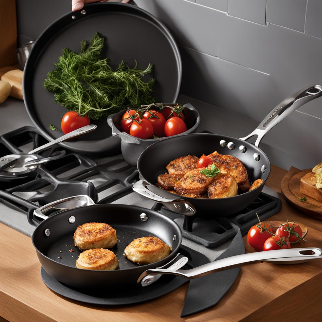 All-Clad HA1 Nonstick 5-Piece Fry Pan Set All-Clad HA1 Nonstick 5-Piece Fry Pan Set