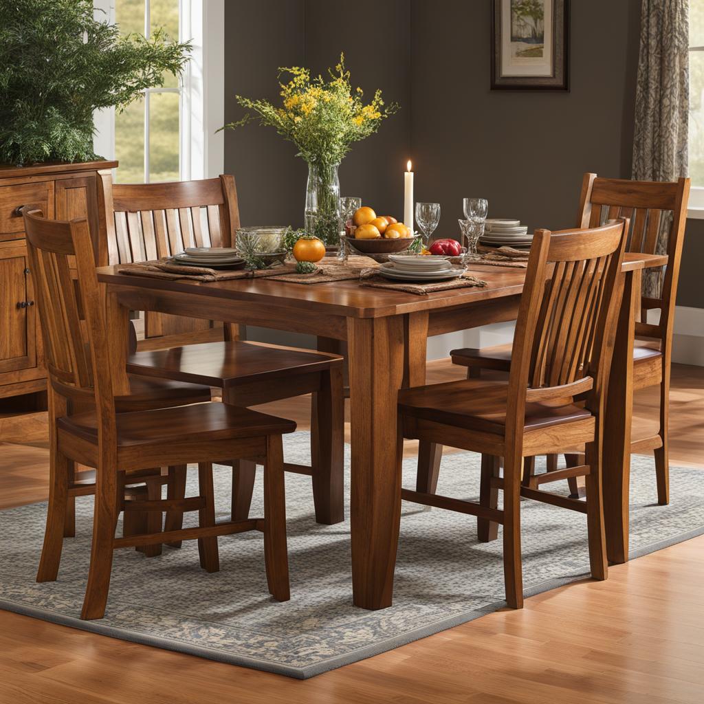 Amish Handmade Dining Set Amish Handmade Dining Set