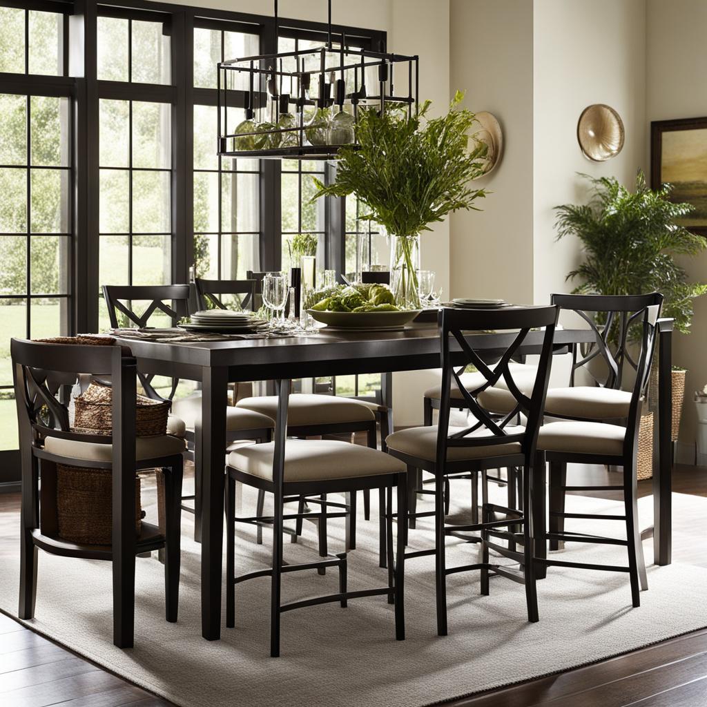 Baker's rack in dining room Baker's rack in dining room