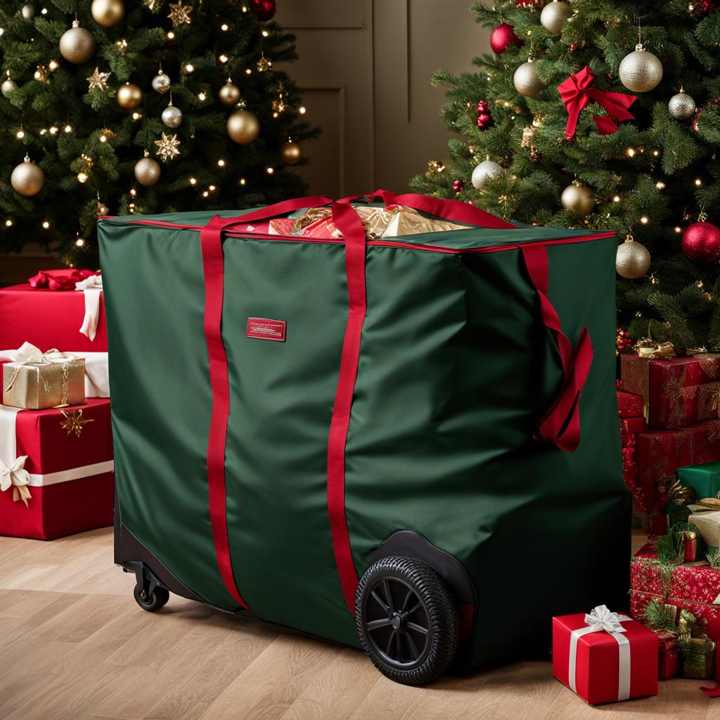 Balsam Hill Rolling Christmas Tree Storage Bag Balsam Hill Rolling Christmas Tree Storage Bag