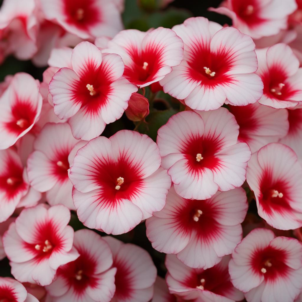 Begonia Picotee White Red