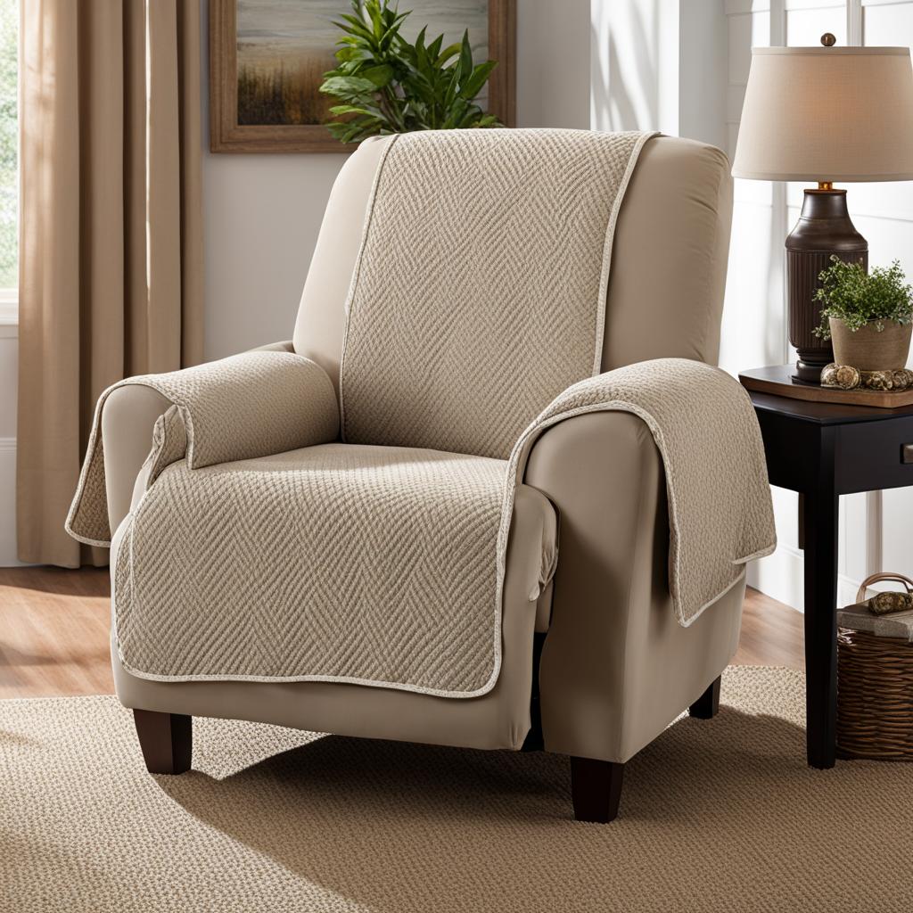 Box Cushion Recliner Slipcover Box Cushion Recliner Slipcover