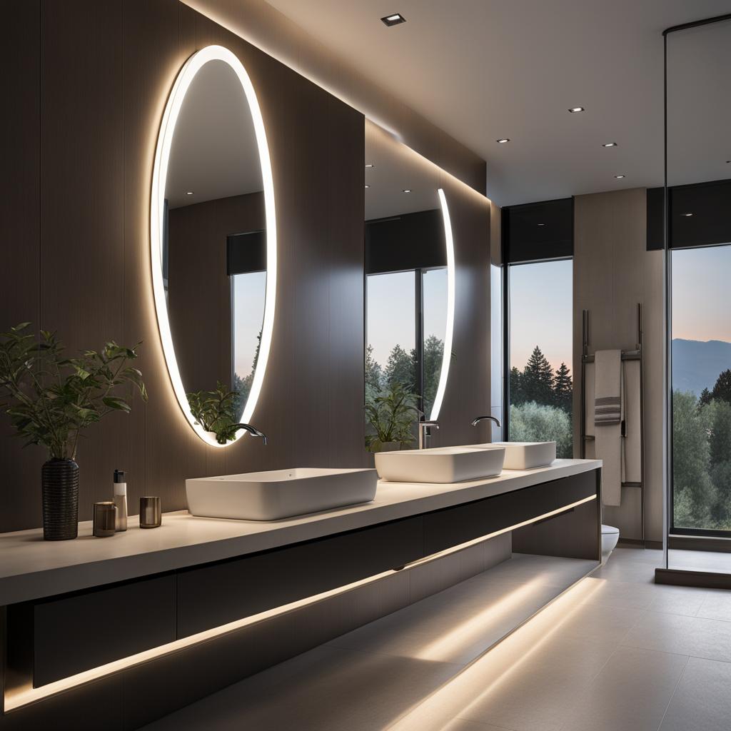 Ceres Oval Custom LED Mirror Ceres Oval Custom LED Mirror