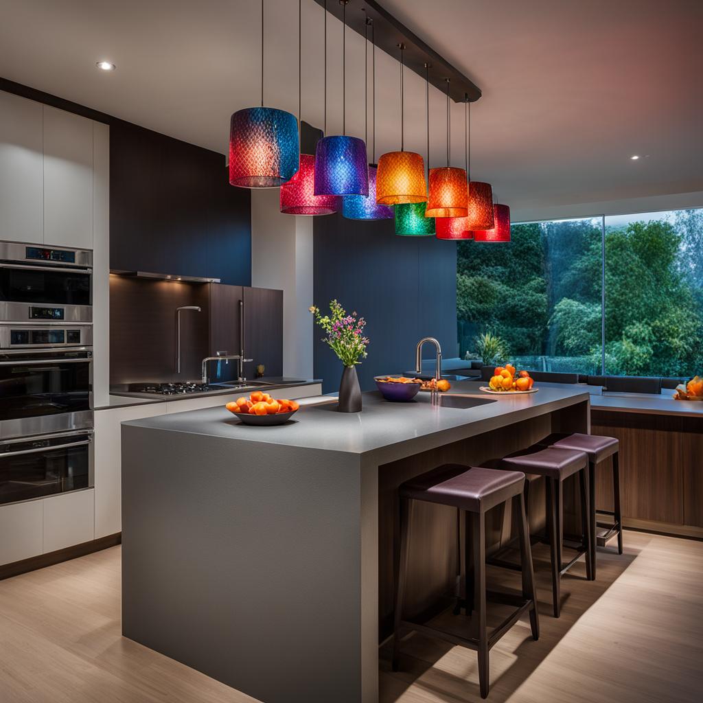 Colorful pendant lights Colorful pendant lights