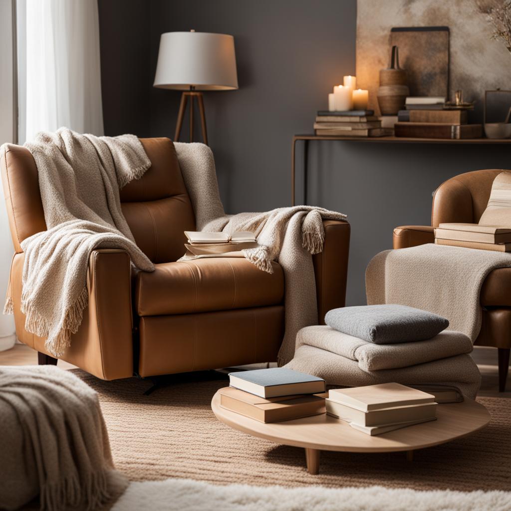 Comfortable Recliner with Ottoman Comfortable Recliner with Ottoman