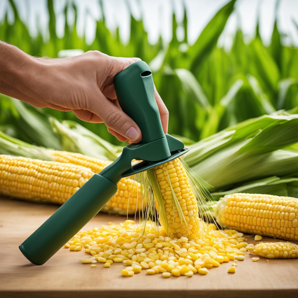 Corn stripper tool Corn stripper tool
