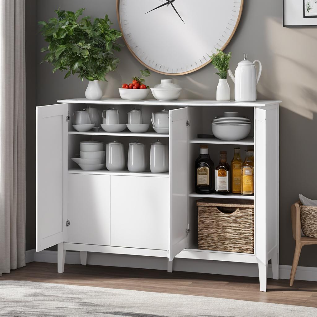 Costway Kitchen Storage Cabinet Sideboard Costway Kitchen Storage Cabinet Sideboard