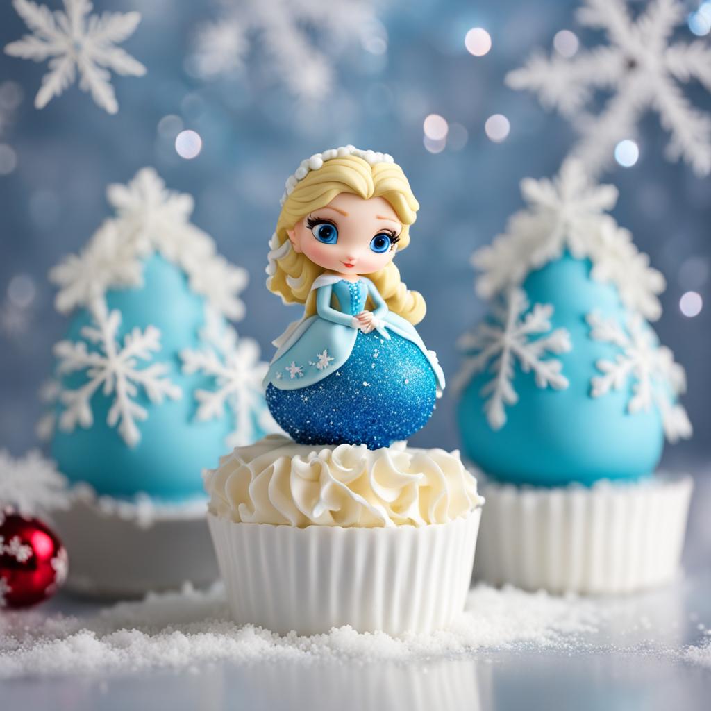 Elsa Cake Pop