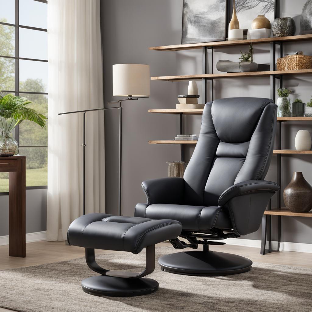 Ergonomic power recliner with ottoman Ergonomic power recliner with ottoman