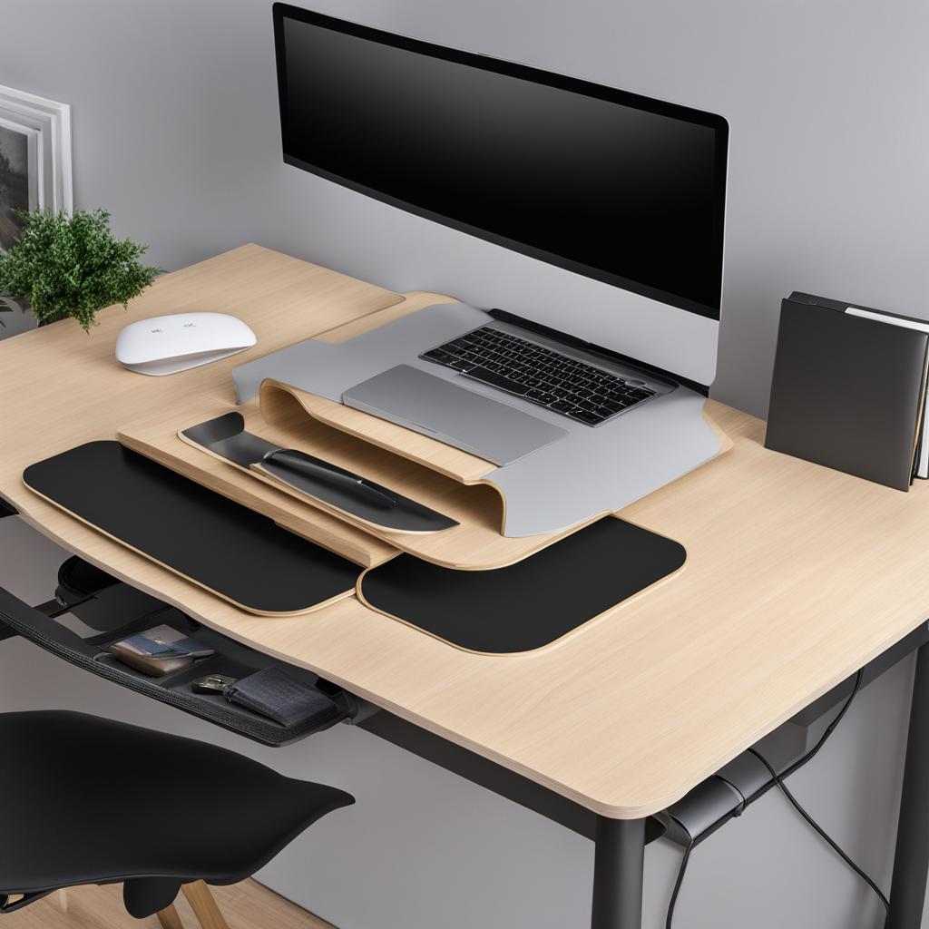 FinerCrafts Desk Converter with Anti-slip Pads FinerCrafts Desk Converter with Anti-slip Pads
