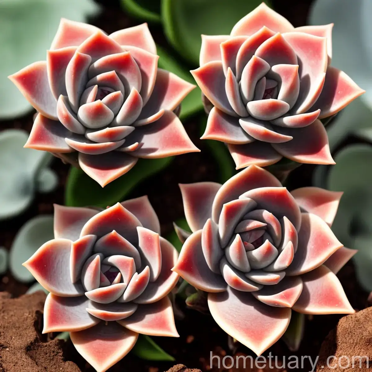 Ghost Echeveria (Echeveria Lilacina)