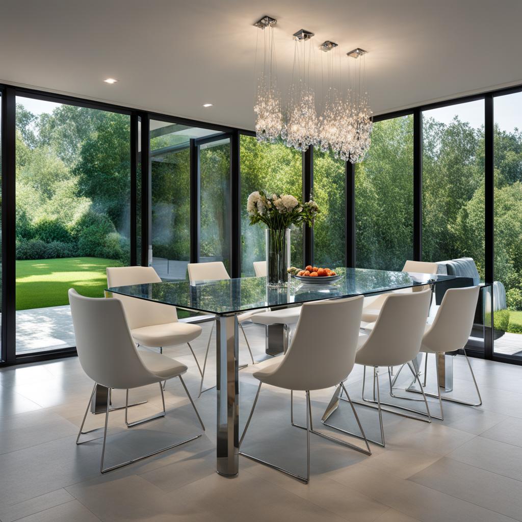 Glass Dining Tables at Houzz Glass Dining Tables at Houzz