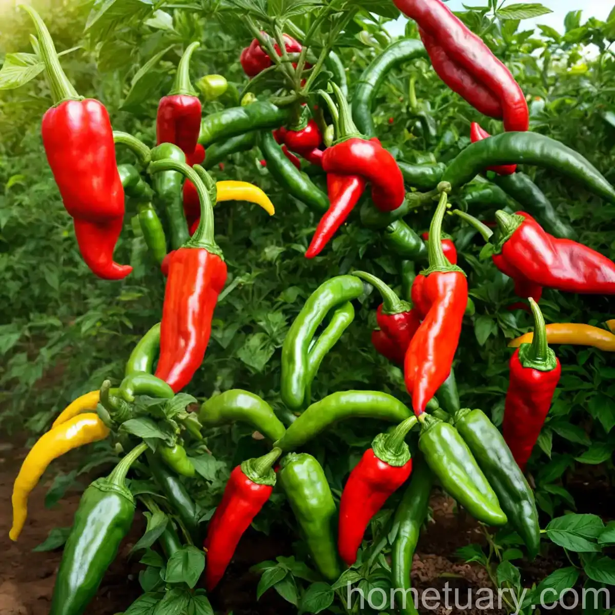 Jalepeno Chilli Plant (Capsicum Annuum)