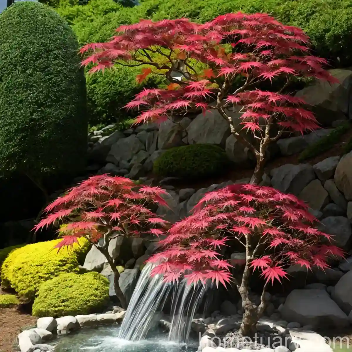 Japanese Maple (Acer Palmatum Var. Dissectum 'Waterfall') - hometuary.com