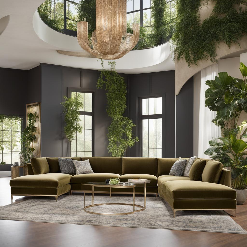 Jasper 119 Wide Velvet Sofa & Chaise Jasper 119 Wide Velvet Sofa & Chaise