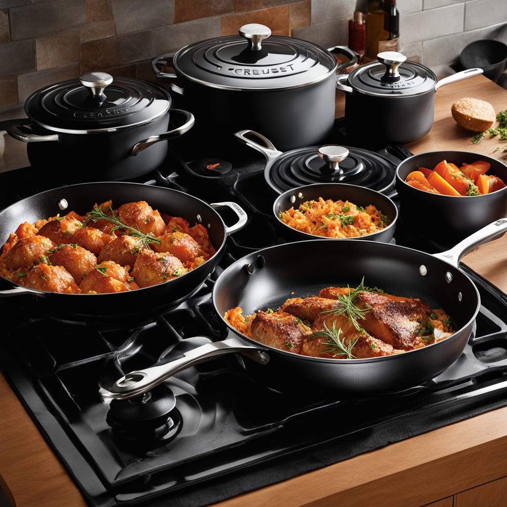 Le Creuset Toughened Nonstick Pro 13-Piece Cookware Set Le Creuset Toughened Nonstick Pro 13-Piece Cookware Set