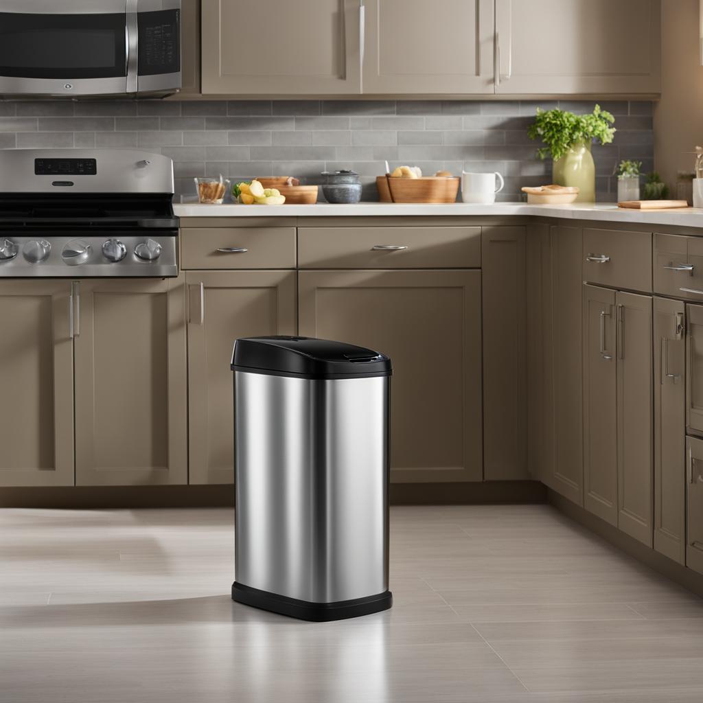 Mainstays touchless trash can Mainstays touchless trash can