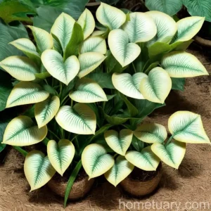 Mouse-cup Taro (Xanthosoma Atrovirens ‘variegatum Monstrosum’)