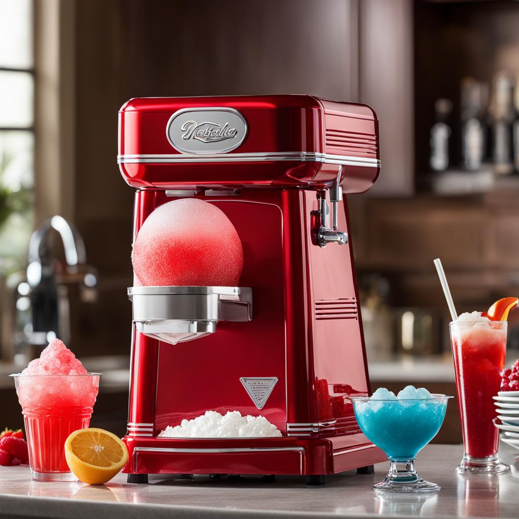 Nostalgia Snow Cone Machine Retro Red Nostalgia Snow Cone Machine Retro Red