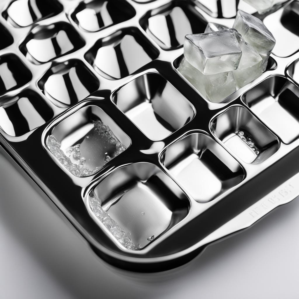 Onyx stainless steel ice cube tray Onyx stainless steel ice cube tray