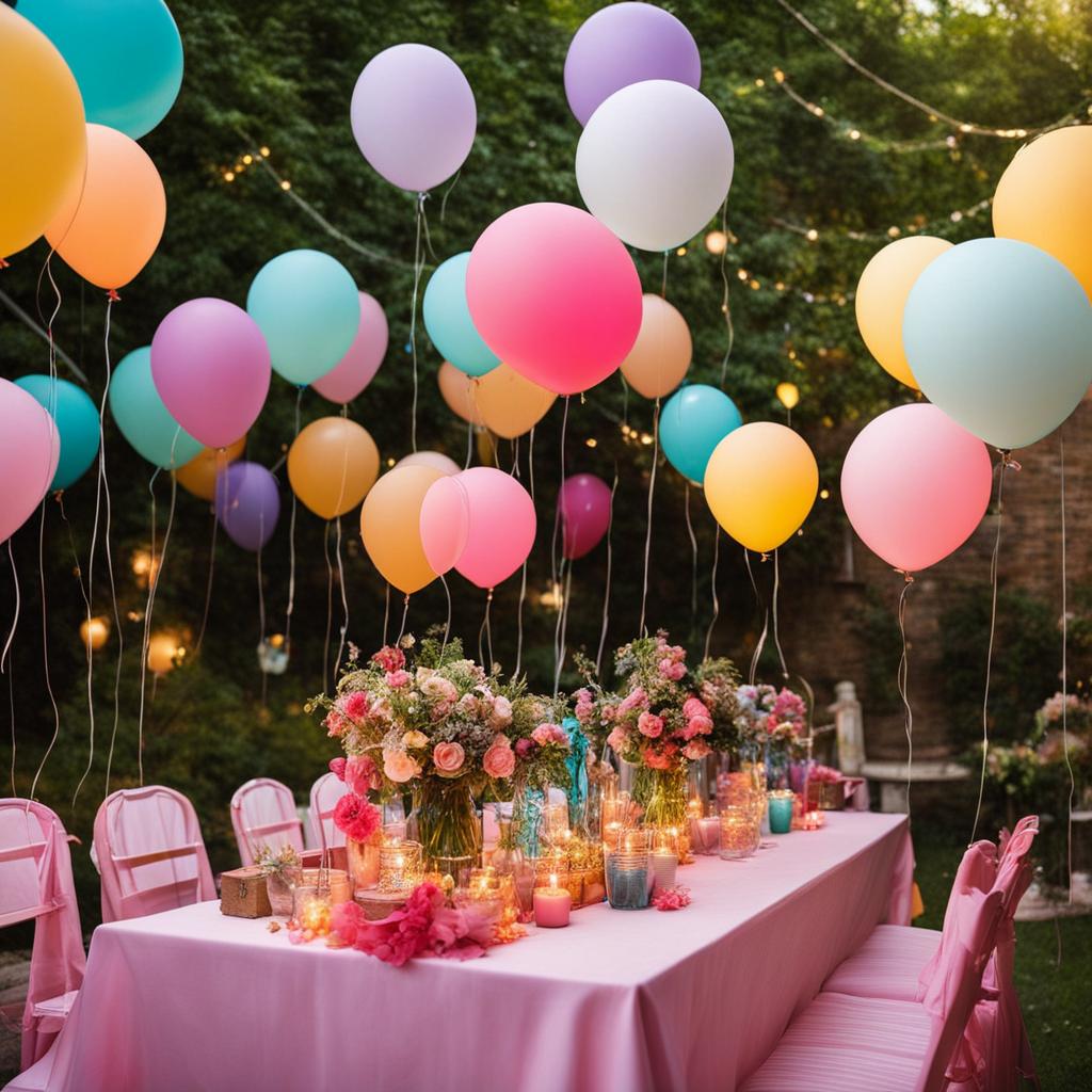 Outdoor Sweet 16 Party Ideas