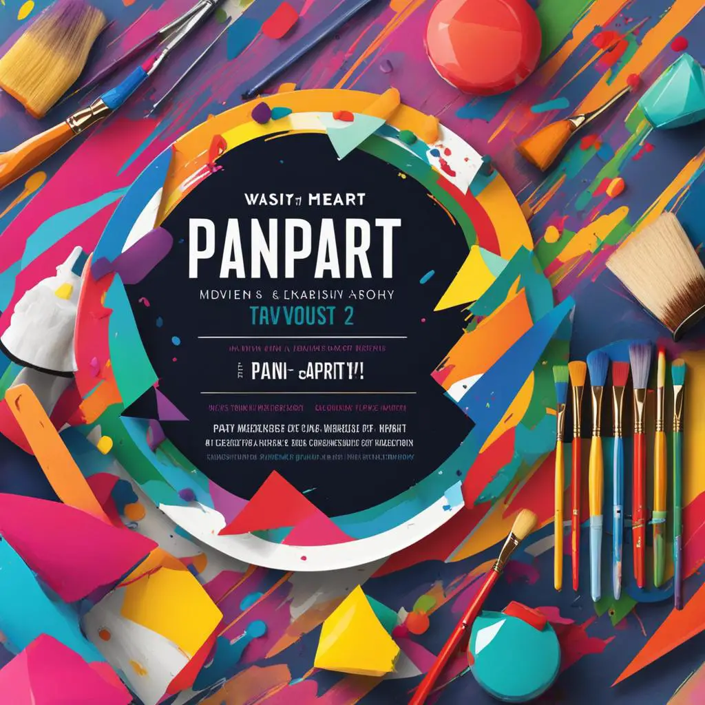 Paint Party Invitation Ideas
