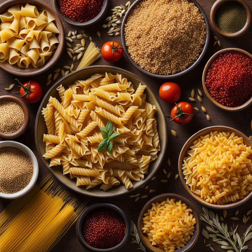 Pasta and grains Pasta and grains