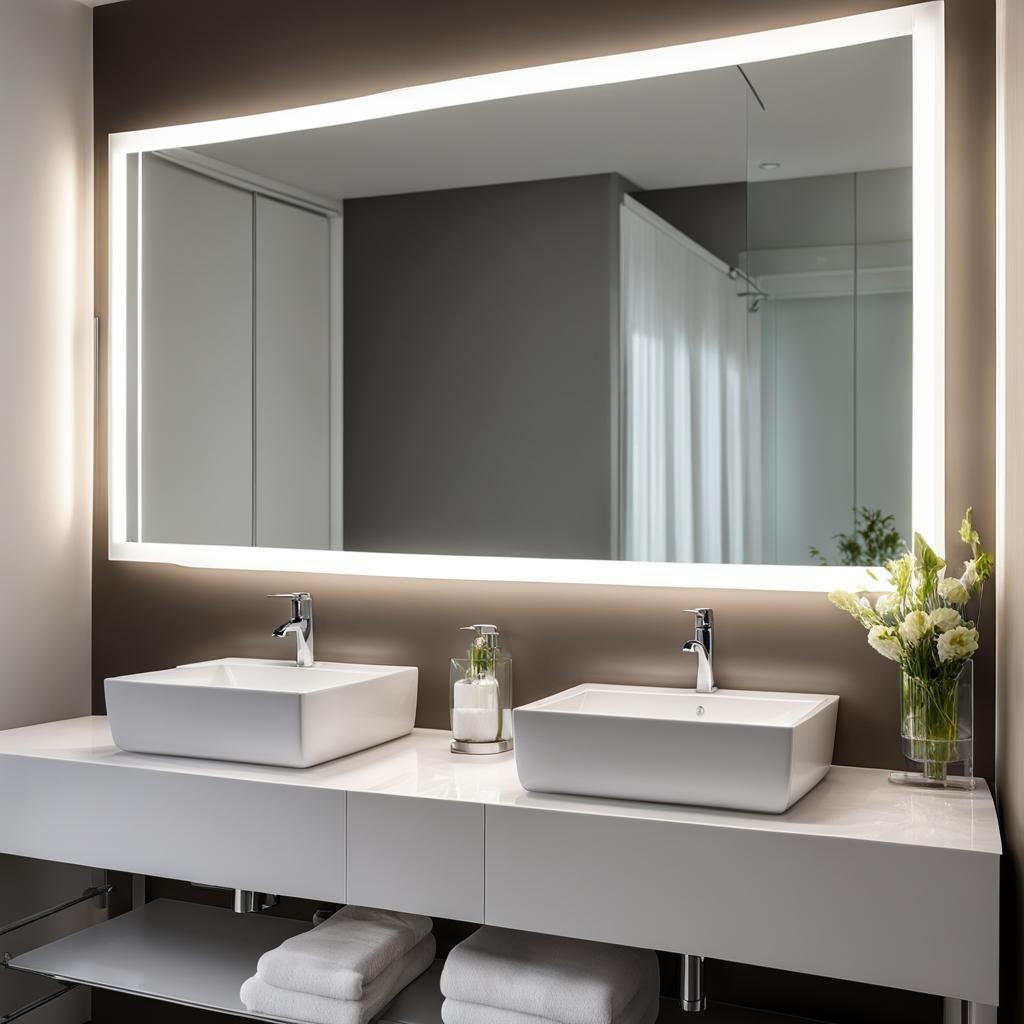 Polaris bathroom mirror with lights Polaris bathroom mirror with lights
