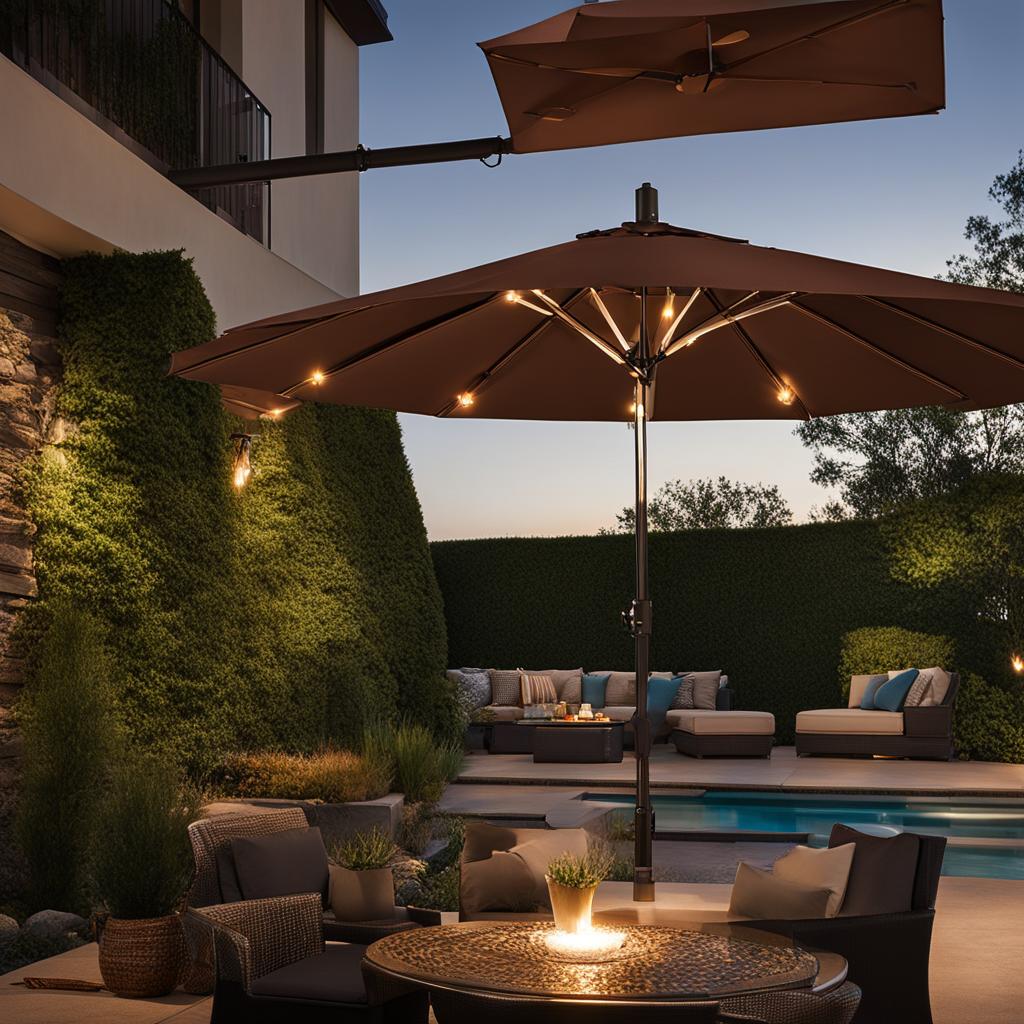 Poocci Patio Umbrella Lights Poocci Patio Umbrella Lights