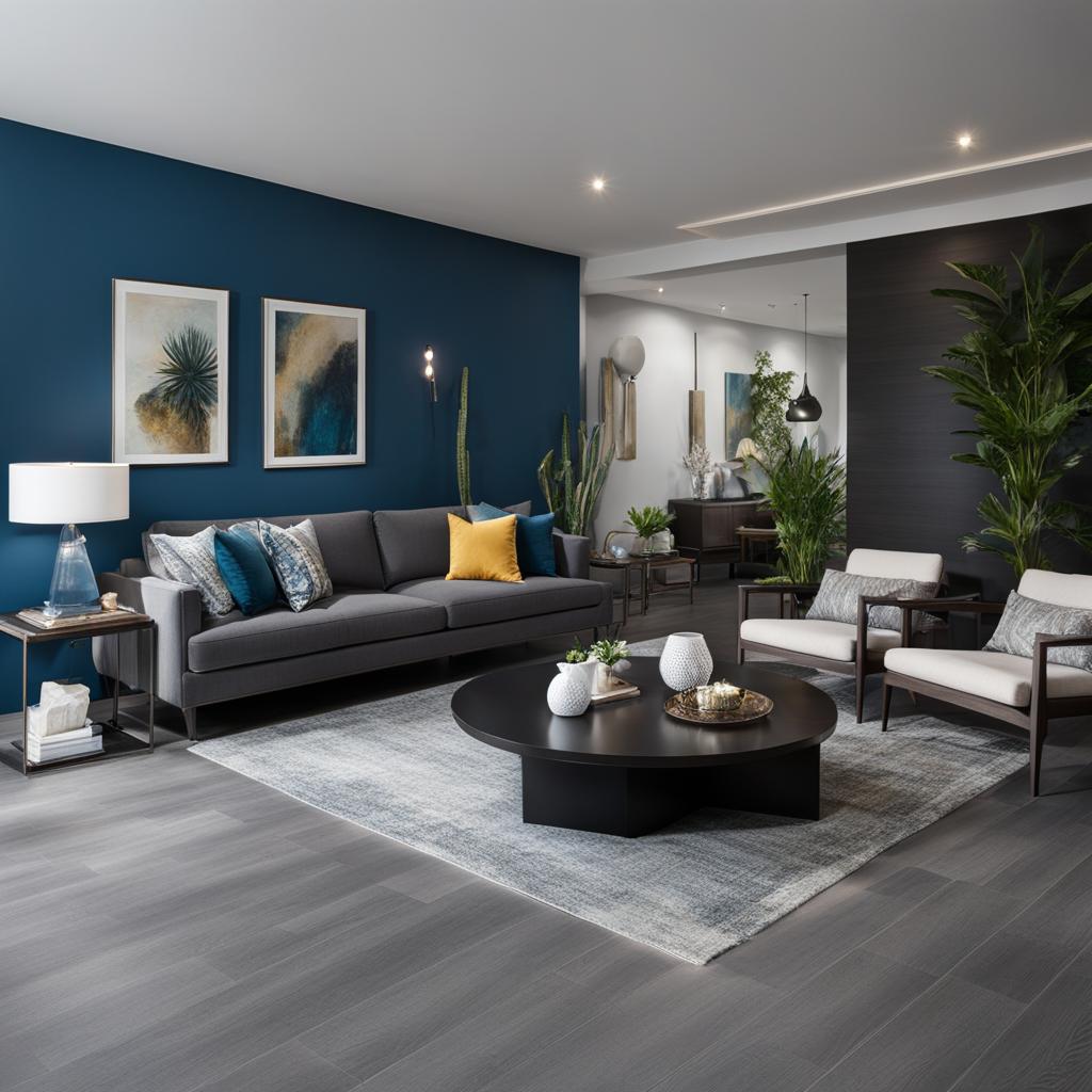 Popular wall colors for gray floors