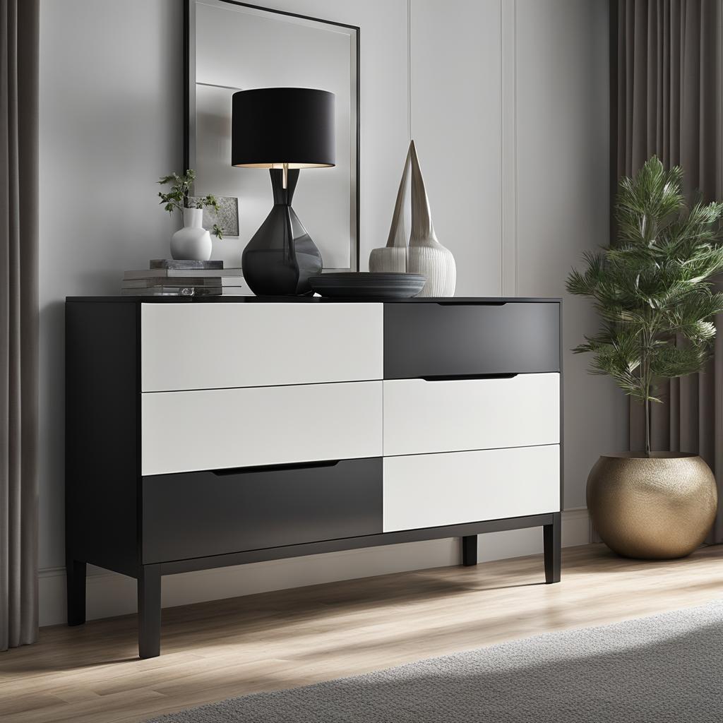 Prepac Sonoma 6 Drawer Double Dresser White Prepac Sonoma 6 Drawer Double Dresser White