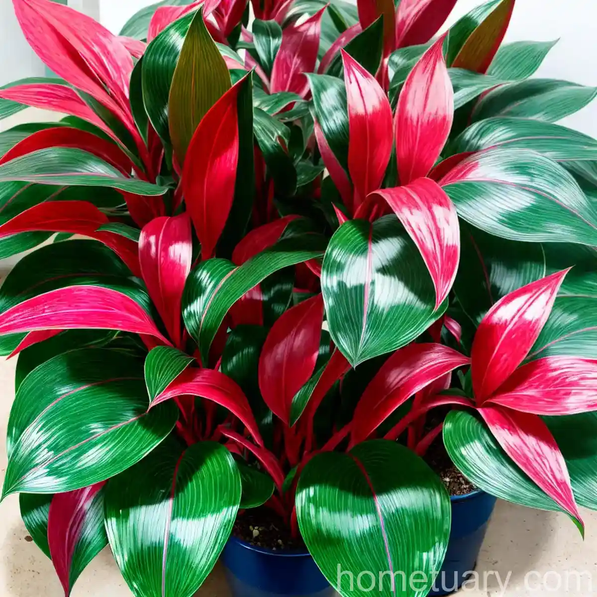 Red Aglaonema  Aglaonema ‘Siam Aurora’ ( Aglaonema ‘Siam Aurora’)