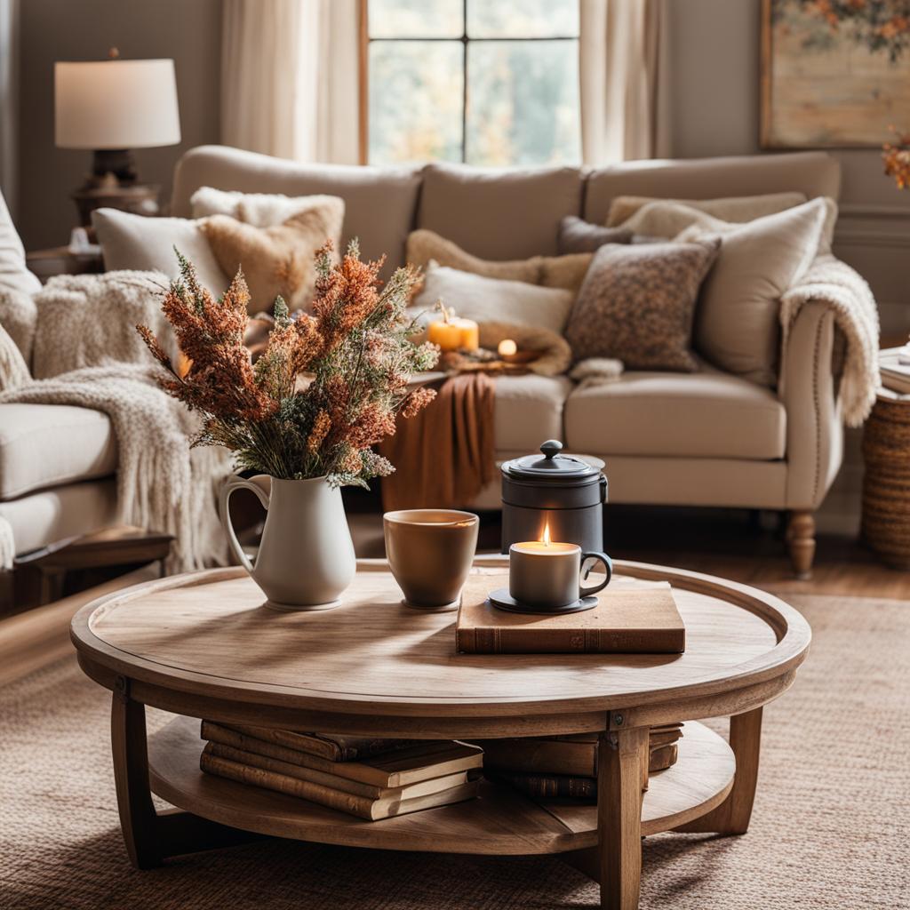 Round farmhouse coffee table Round farmhouse coffee table