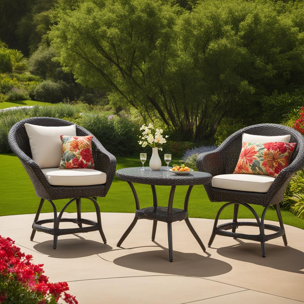 Santa Monica Outdoor 3-Piece Oval Bistro Chat Set Santa Monica Outdoor 3-Piece Oval Bistro Chat Set