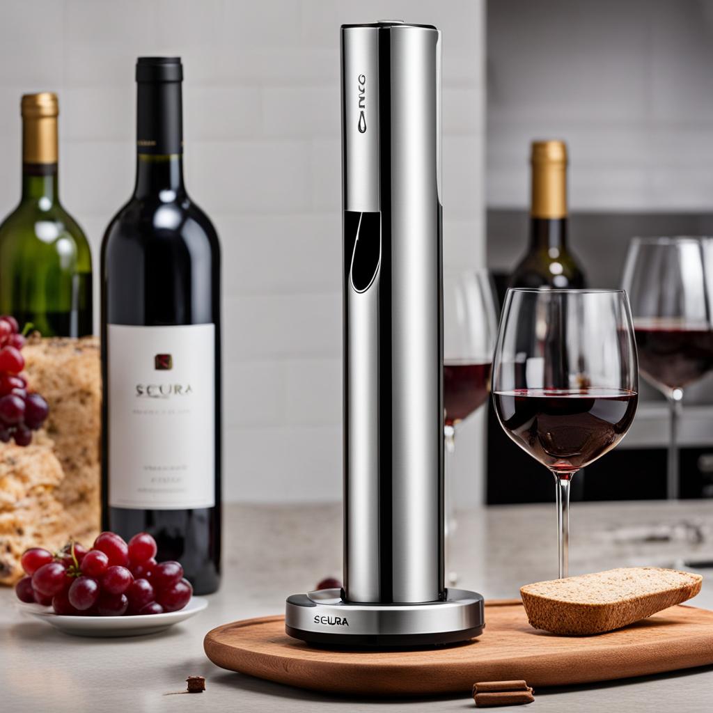 Secura Stainless Steel Electric Wine Opener Secura Stainless Steel Electric Wine Opener