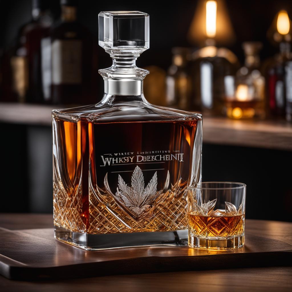 SwankyBadger Personalized Whiskey Decanter SwankyBadger Personalized Whiskey Decanter