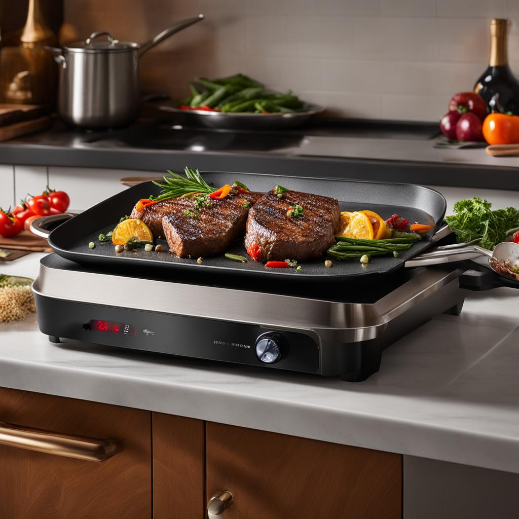 The Meat Master - Smart Griddle Pan with Built-in Thermometer The Meat Master - Smart Griddle Pan with Built-in Thermometer
