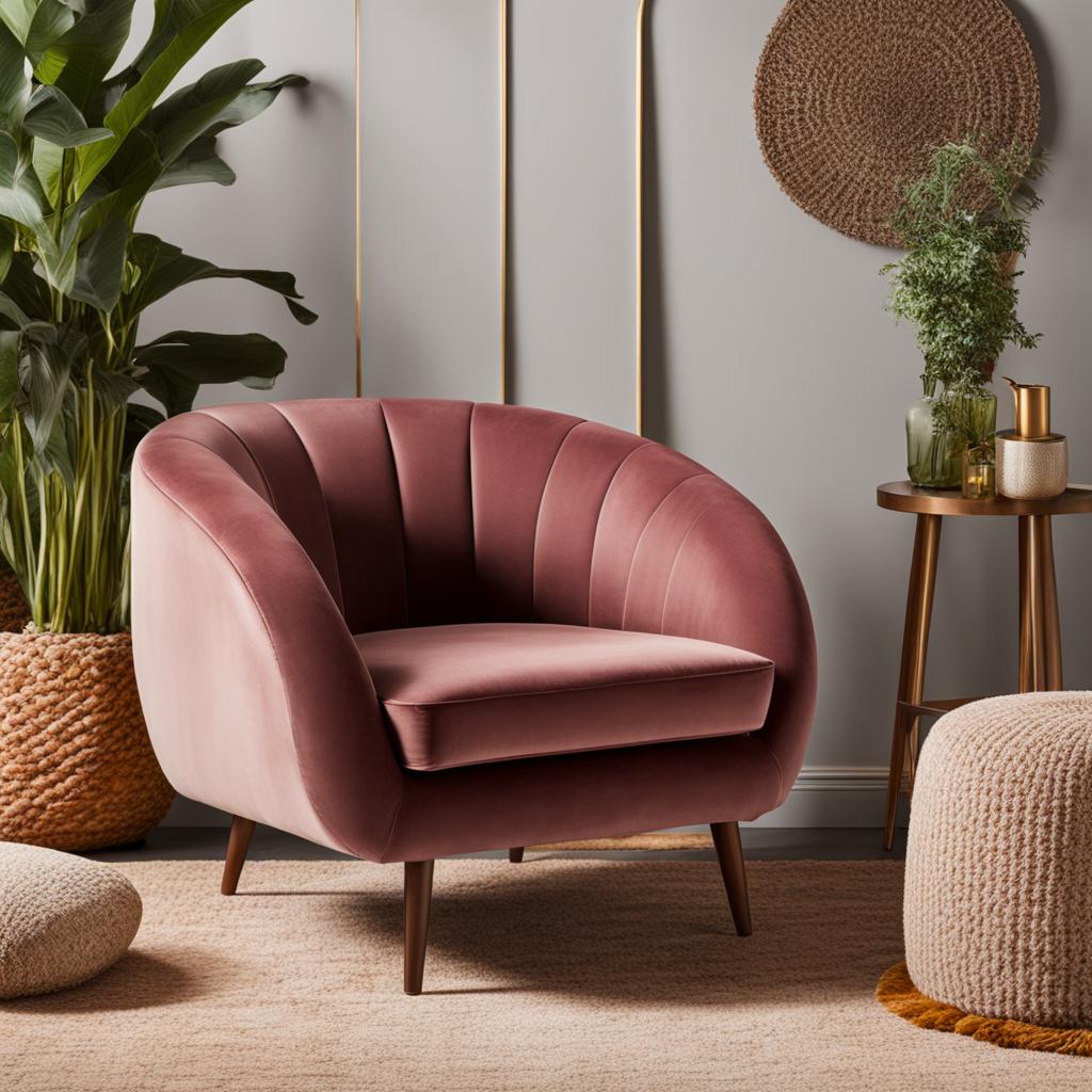 Urban Outfitters Floria Velvet Chair Urban Outfitters Floria Velvet Chair
