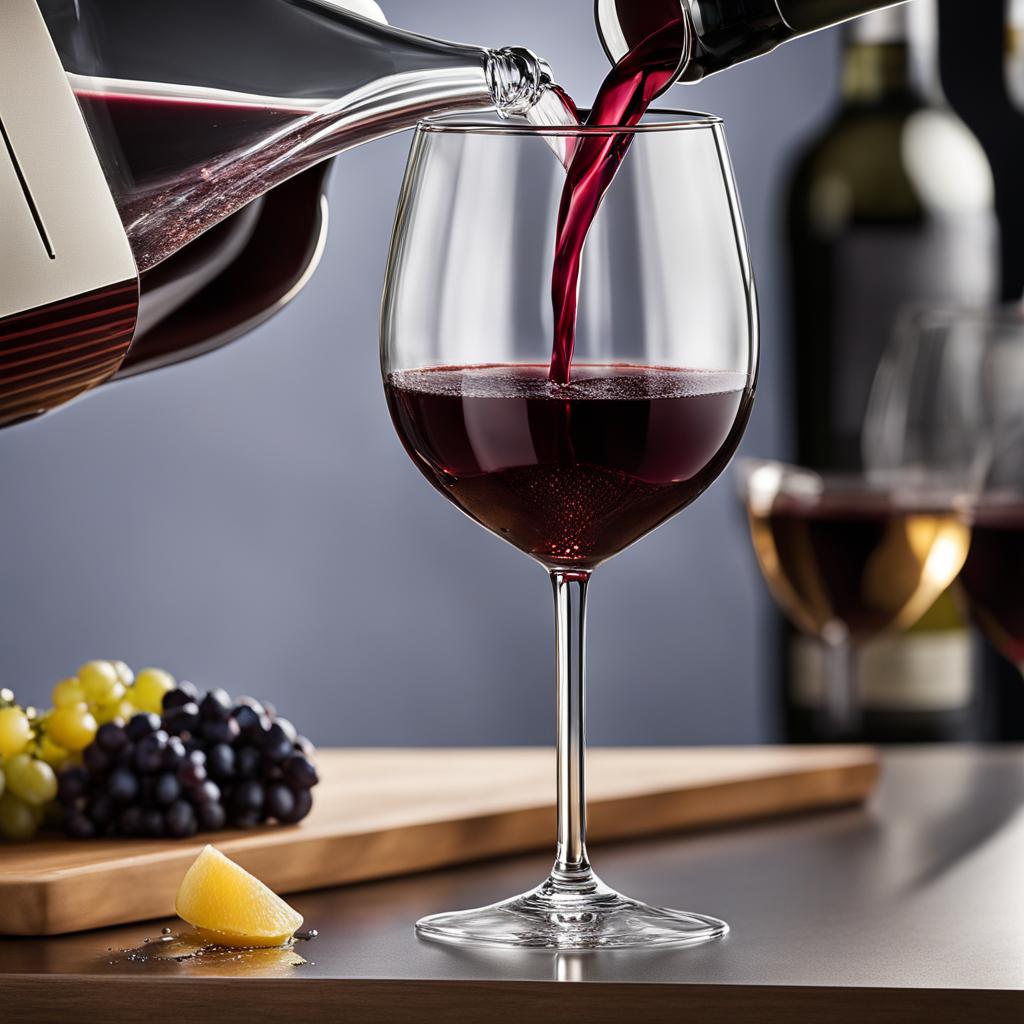 Wine Enthusiast Aerating Funnel with Removable Screen and Stand Wine Enthusiast Aerating Funnel with Removable Screen and Stand