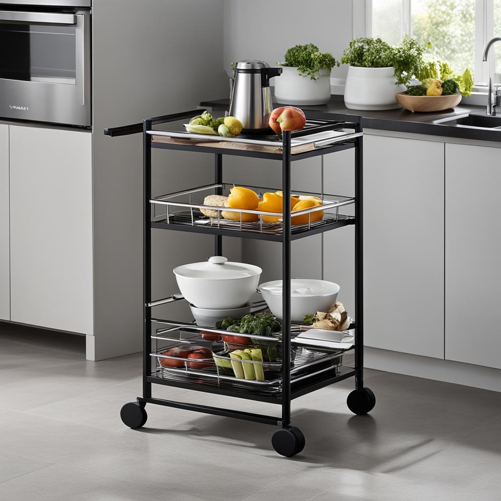 Yamazaki Home Tower Kitchen Cart Yamazaki Home Tower Kitchen Cart
