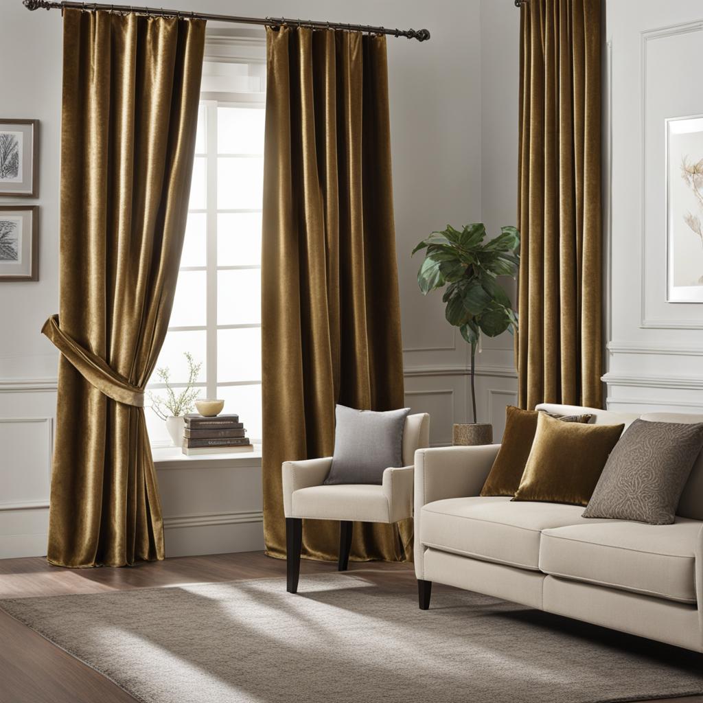 affordable velvet curtains
