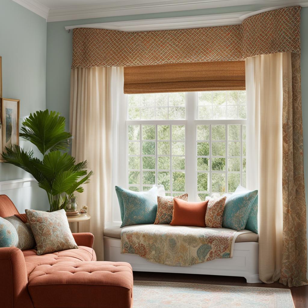 bay window with alternative window treatments bay window with alternative window treatments