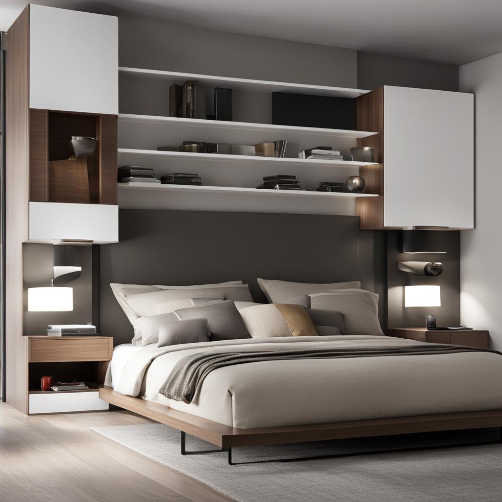 bed integrated in wall unit bed integrated in wall unit