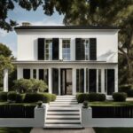 best color shutters for white house